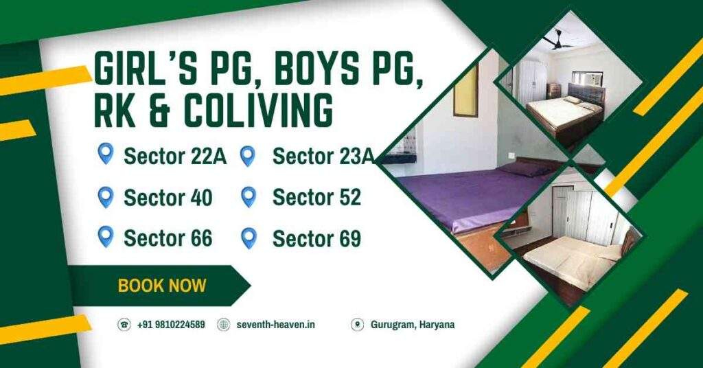 Sector 40 rk & coliving, girls pg and boys pg